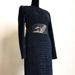 Vintage 80s Bullocks Wilshire Party Dress